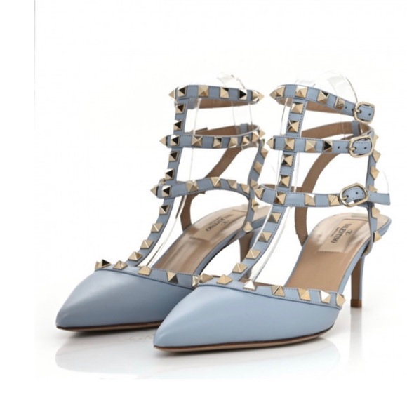Valentino Garavani Rockstud Caged
Heels Light Blue/Pastel - Size 42 EU
(US 12) - Picture 10 of 11